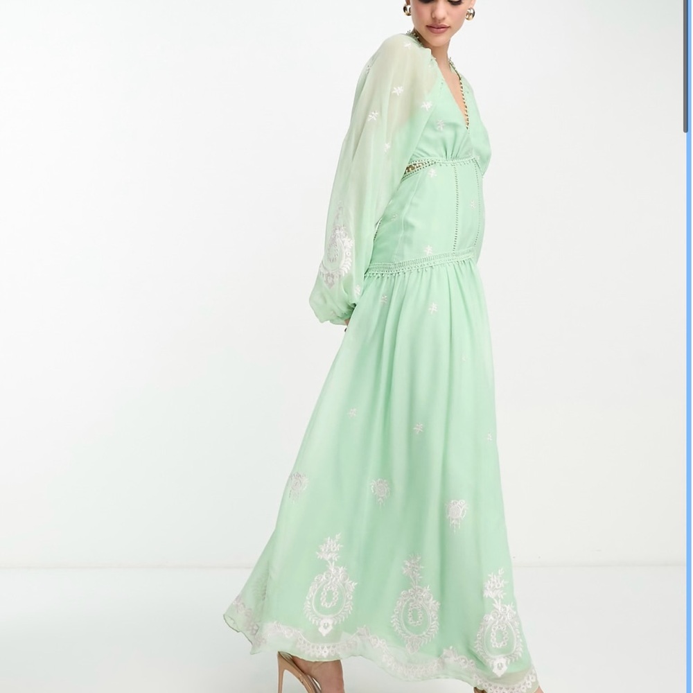 ASOS Mint Green Maxi Dress
